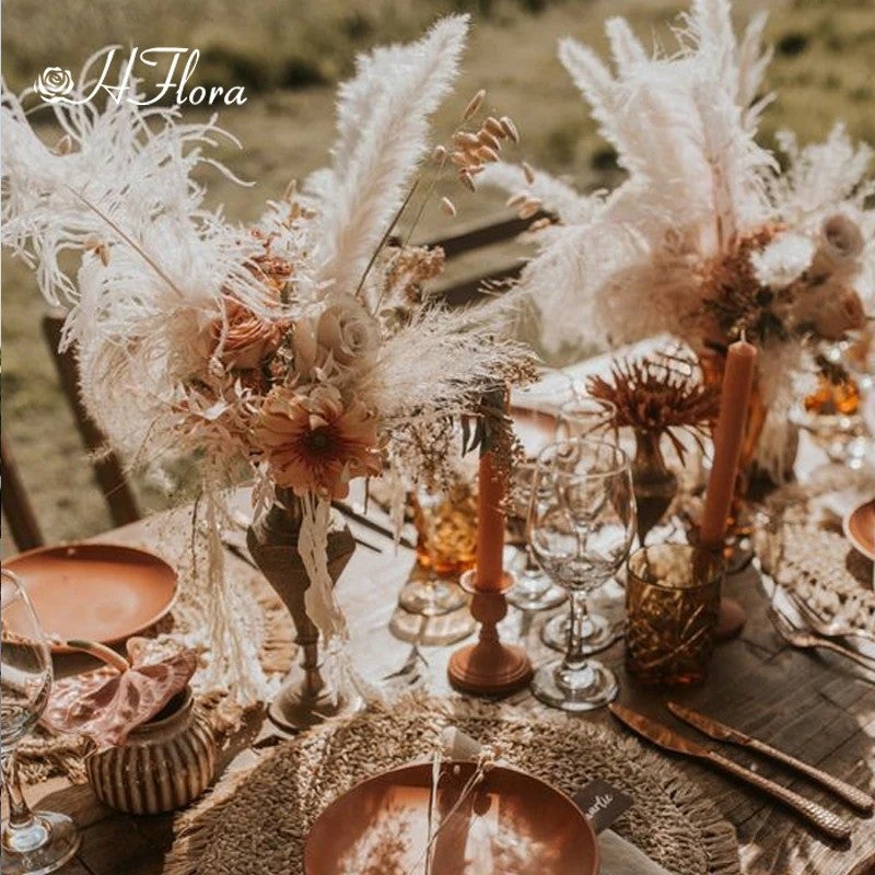 Bluejw HFloral Pampas Grass Bouquet - High Quality Dried Plants for Vase Wedding Decor - Hot Sale - Image 5