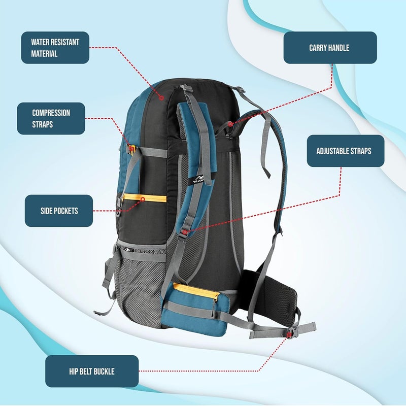 TRAWOC INVICTUS 60L Travel Backpack - Image 5