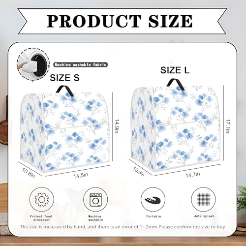 BVBOX Mixer Dust Cover for 68 Qt Stand Mixer Cloth Cover with 2 Storage Pockets for Stand Mixer Protective Covers Large for 68 Quart Mixer - Image 3