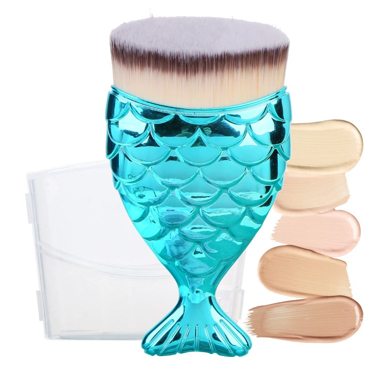 UNIMEIX Sunscreen Brush for Face Kabuki Brush Sunscreen Applicator for Kids Foundation Makeup Brushes for Liquid Foundation Powder Cream Contour Buffing Stippling Blending - Image 1