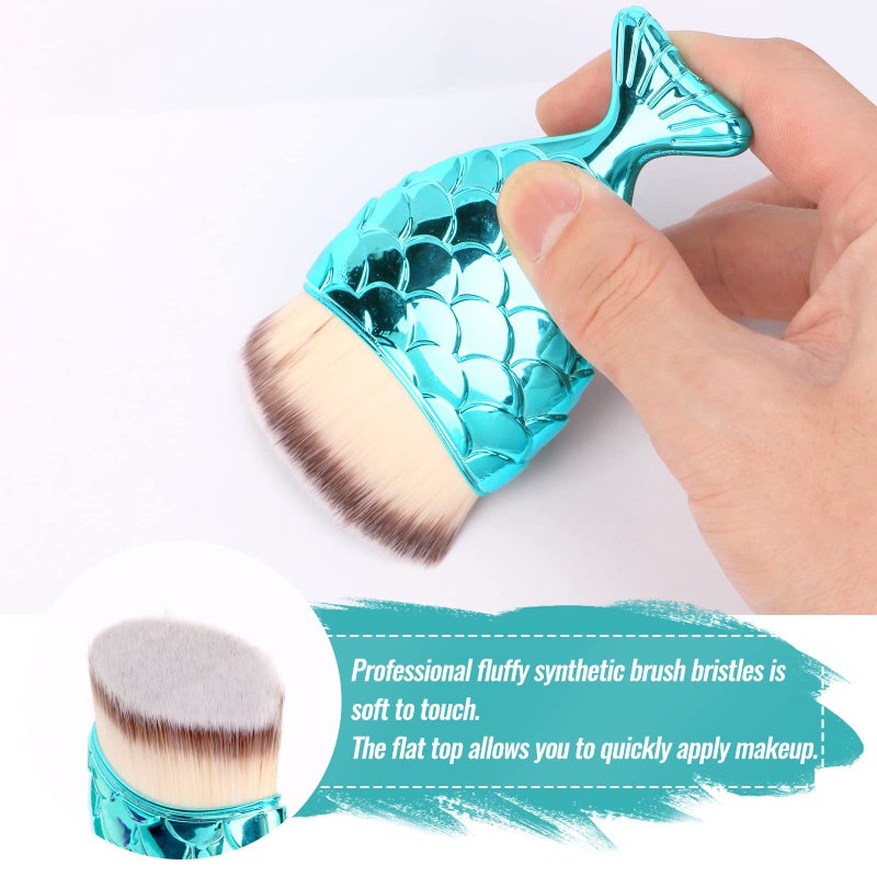 UNIMEIX Sunscreen Brush for Face Kabuki Brush Sunscreen Applicator for Kids Foundation Makeup Brushes for Liquid Foundation Powder Cream Contour Buffing Stippling Blending - Image 3