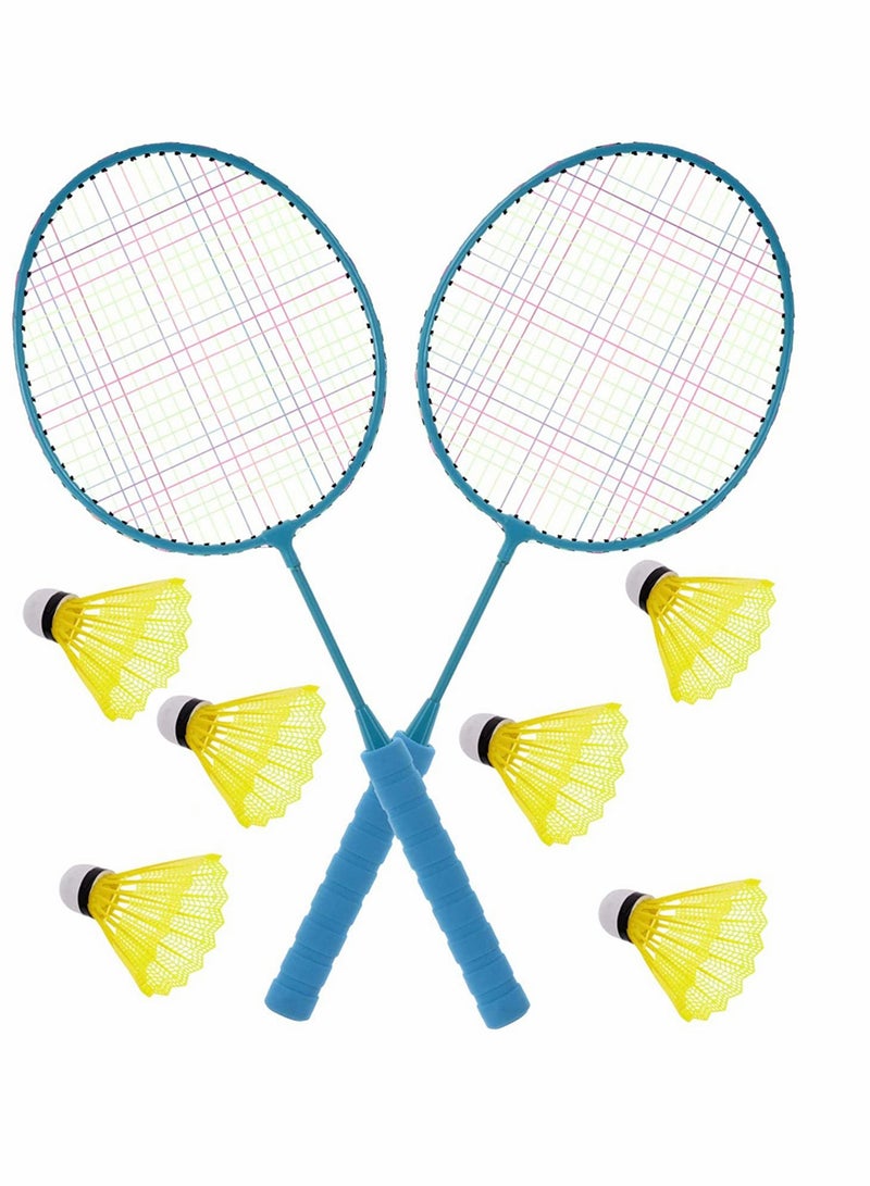 Generic Badminton Racket Toys, Badminton Racquet Set Children Outdoor Sport Game with Balls and Carrying Bag for Beginner Players Indoor Outdoor 1 Set - Image 1