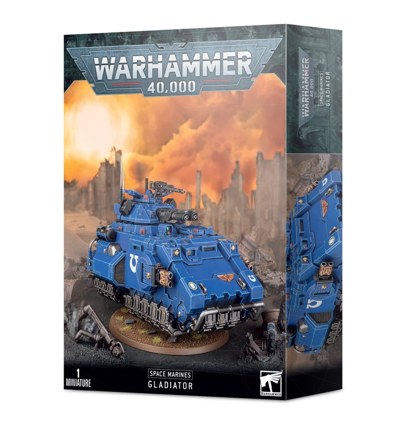 Games Workshop Warhammer 40k - Space Marine Gladiator Black GAW48-37-99-12-01-01-282 - Image 1