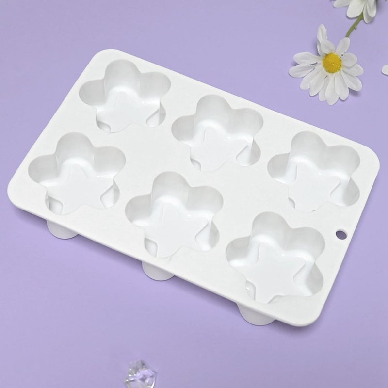 mostsom Star Shaped Mousse Silicone Molds Chocolate Cake Mould Dessert Baking Form Cake Decorating Tools (C_ Star) - Image 3