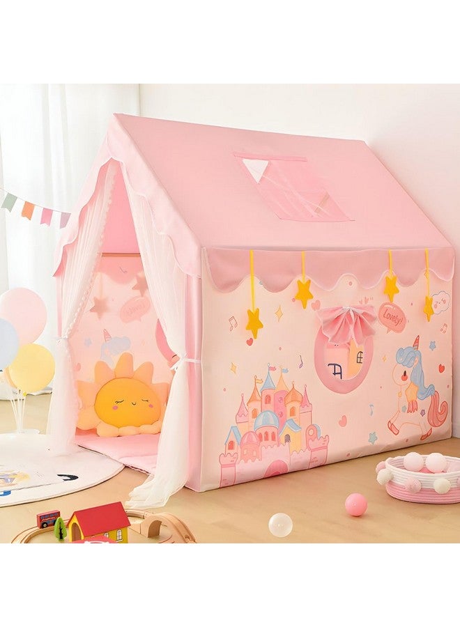Kids Play Tent for Boys Indoor and Outdoor Playhouse Toddler Tent Large Play Castle Fairy Tent House (Lovely Star)  - Image 2