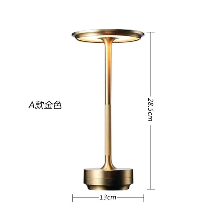 I-Word Bar Clear Bar Atmosphere Lamp Charging Table Lamp Restaurant Table Lamp Retro Simple Decorative Night Light - Image 1