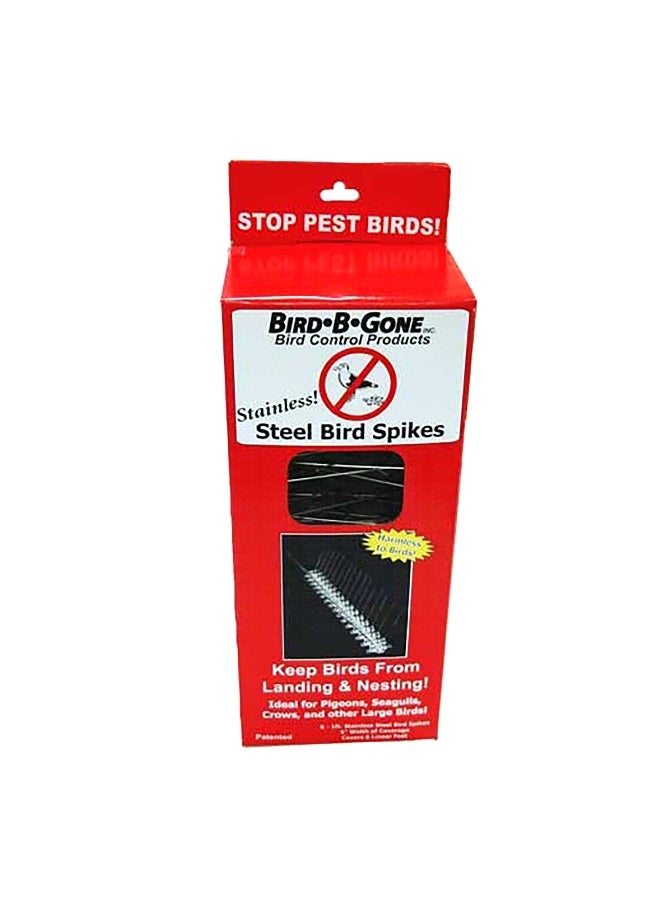 BIRD.B.GONE - مسامير الطيور القوية المقاومة للعوامل الجوية المصنوعة من الفولاذ المقاوم للصدأ، شفافة بطول 6 أقدام MM2001-5/6 - Image 1