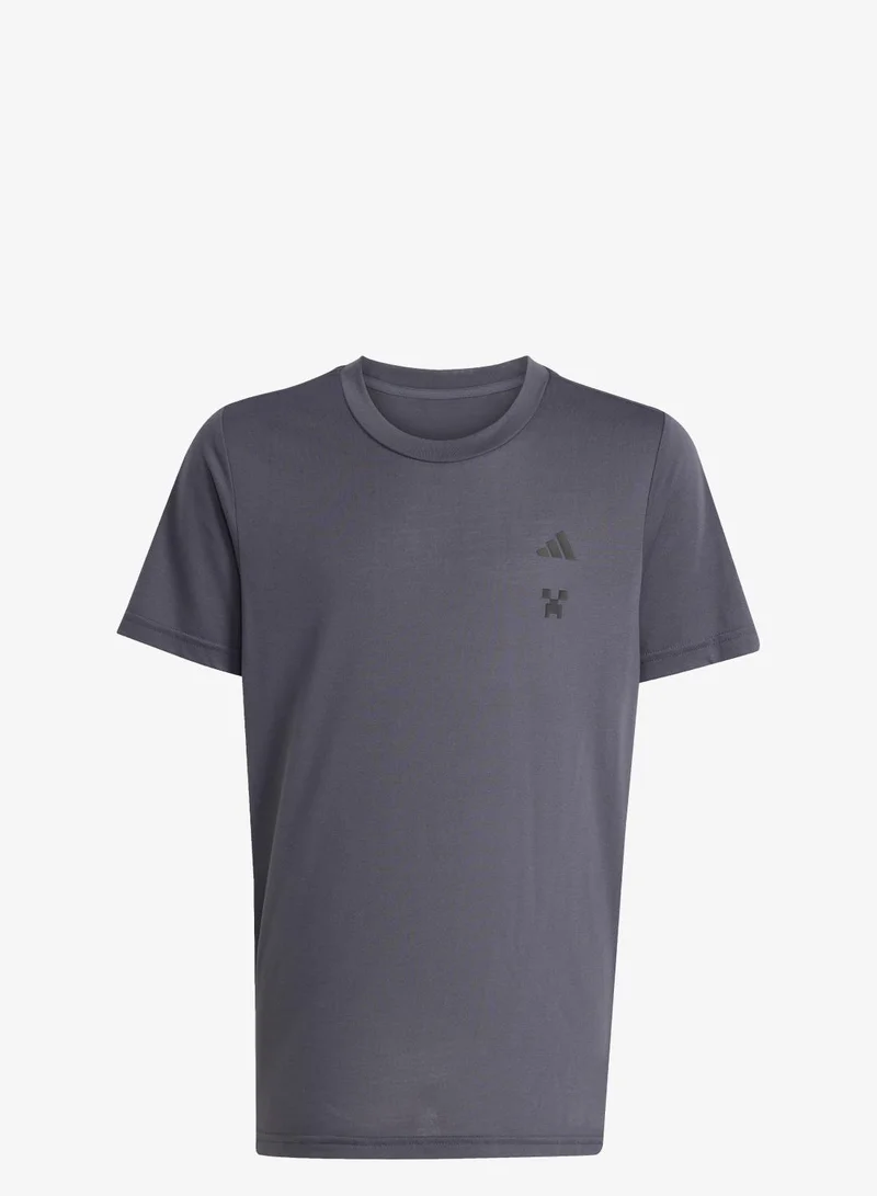 اديداس تيشيرت رياضي مستوحى من ماينكرافت من أديداس