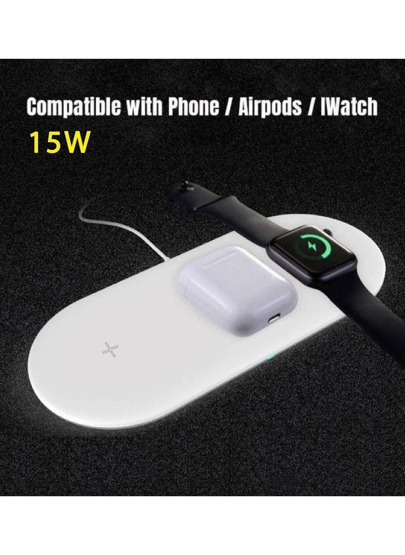 CATANES - 3 in 1 Fast Wireless Charger 15W for iPhone 14 Pro / 14 Pro Max - Image 1