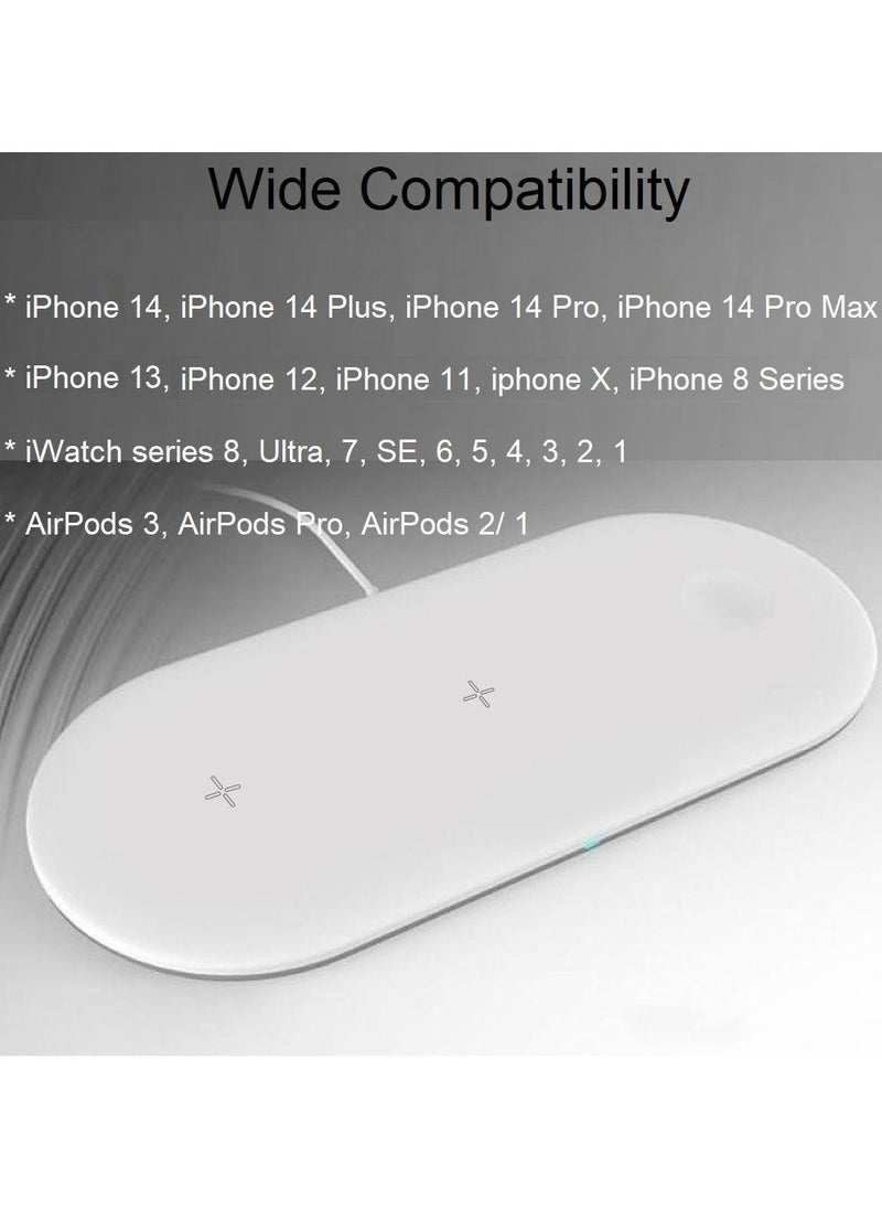 CATANES - 3 in 1 Fast Wireless Charger 15W for iPhone 14 Pro / 14 Pro Max - Image 1