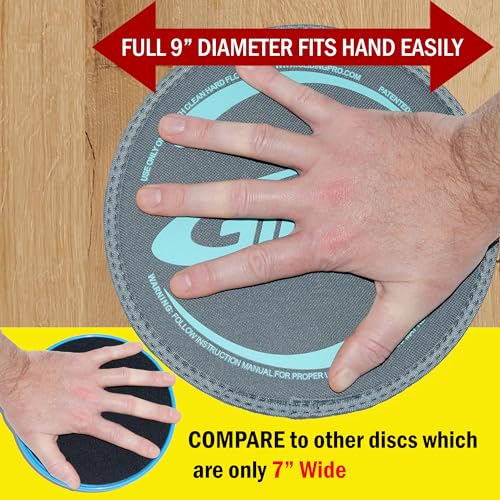 Gliding Discs for Working Out - Exercise Sliders for Hardwood Floors - Workout Sliders Disc for Full Body Resistance Workout - Ideal for Barre, Yoga, Pilates & More - Includes 4 Video Workouts, Grey - Image 3