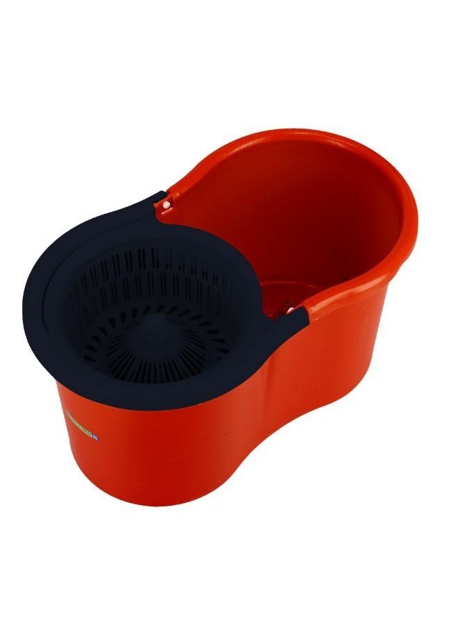 Royalford 360 Degree Easy Spin Mop and Bucket Set Red
