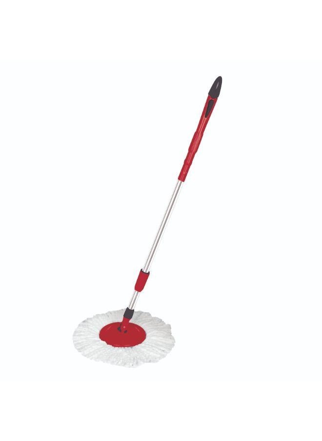 Royalford 360 Degree Easy Spin Mop and Bucket Set Red