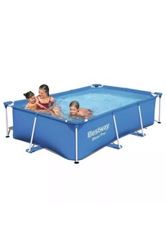 Bestway 56403-Steel Pro Rectangular Frame Above Ground Swimming Pool 2.59mx1.70mx61cm, 2300L  - Image 2