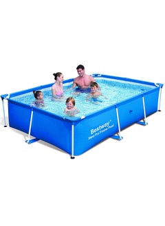 Bestway 56403-Steel Pro Rectangular Frame Above Ground Swimming Pool 2.59mx1.70mx61cm, 2300L  - Image 4