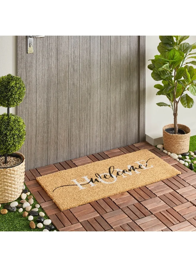 Home Box Welcome Home Printed Coir Doormat - 45x100 cm