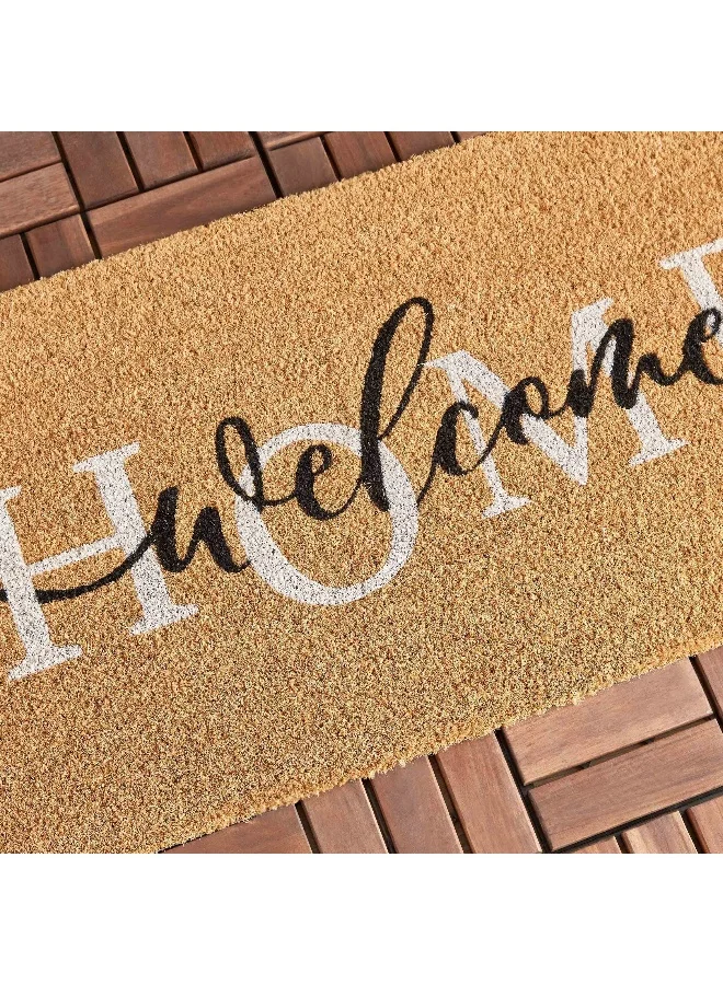 هوم بوكس Welcome Home Printed Coir Doormat - 45x100 cm