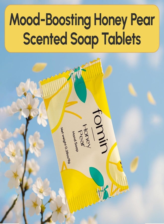 FOMIN Foaming Hand Soap Refills (16 Pack) - Honey Pear Foaming Hand Soap Tablets - Skin Friendly Foam Soap Refill for Hand Wash - Makes 128 fl oz (16 x 8 fl oz) - Image 4