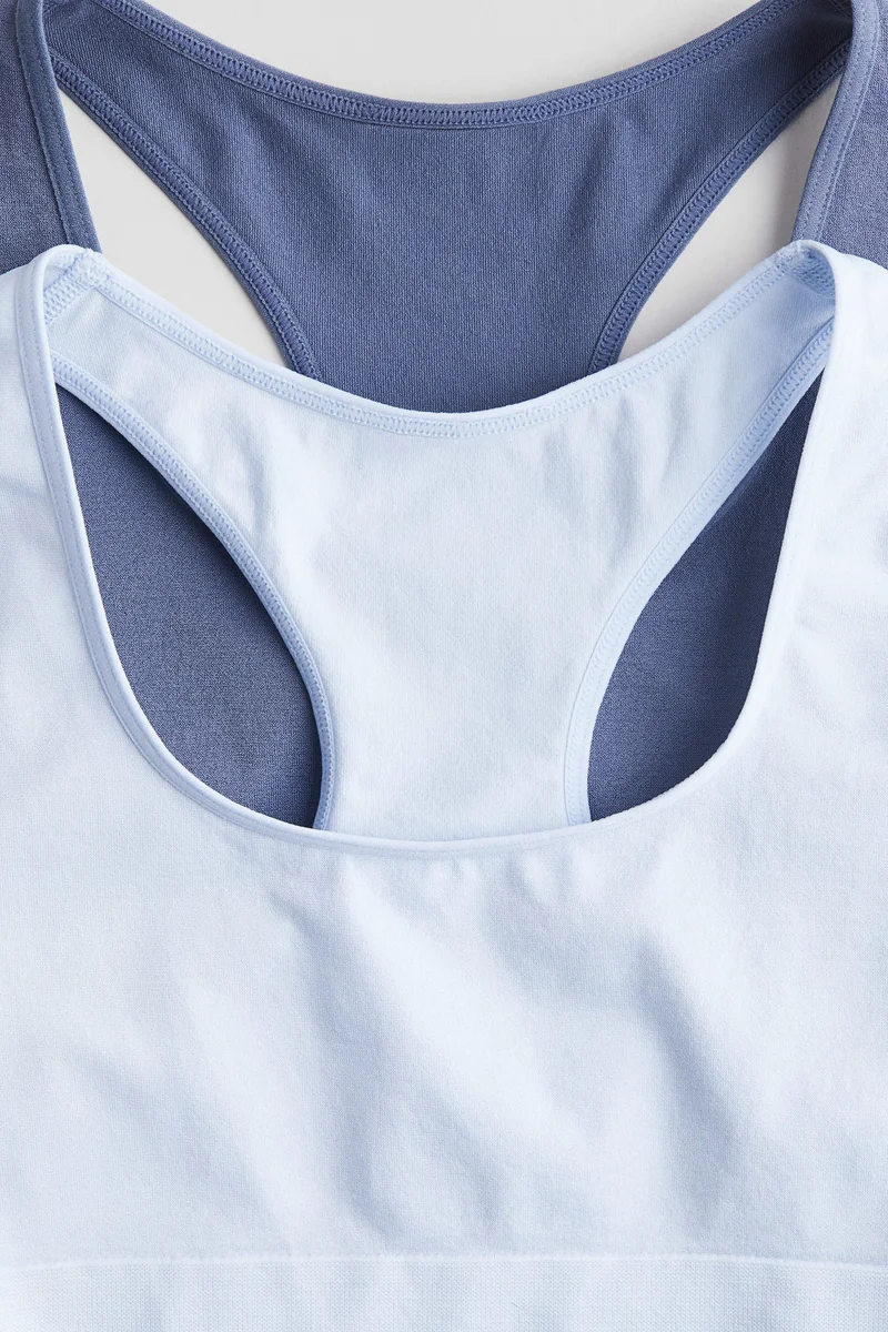 H&M 2-pack seamless tops