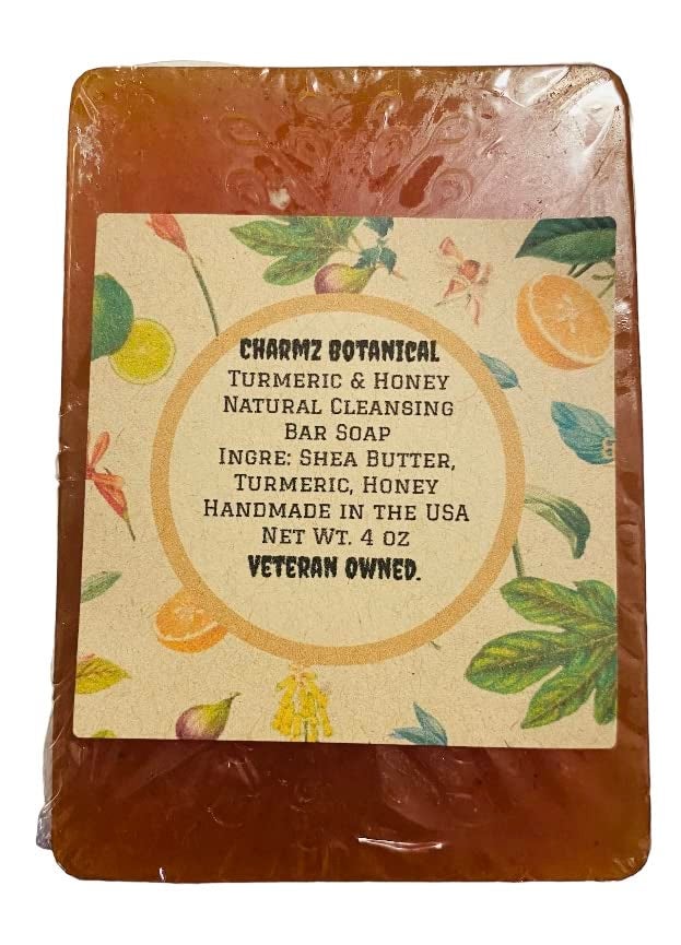 Handmade Organic Honey Turmeric Handmade Soap For a Bright Natural Glow Natural Ingredients - Image 2