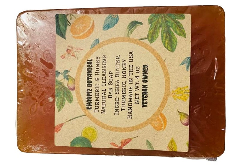 Handmade Organic Honey Turmeric Handmade Soap For a Bright Natural Glow Natural Ingredients - Image 3
