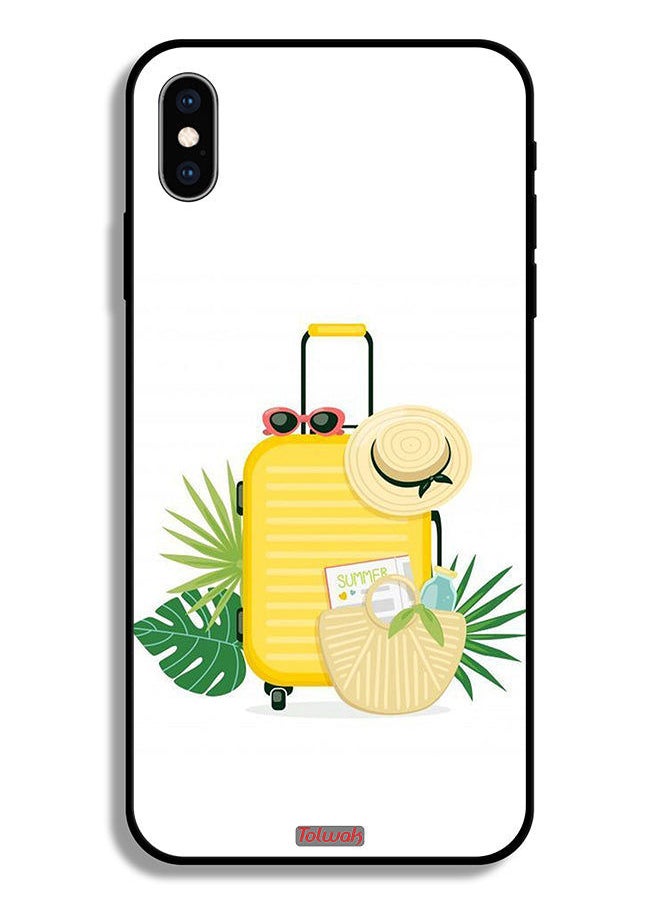 Tolwak Apple iPhone XS Max Protective Case Summer Digital Art  - Image 2
