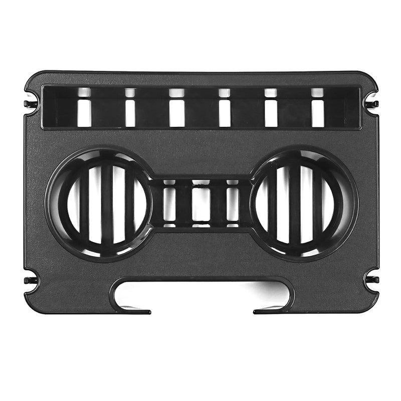 Evron Zero Gravity Lounge Chair Black with Cup and Tray  Recliners Bag Hanging Design 1 Pack