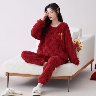 Pajamas Womens Autumn and Winter Double-Sided Chinese Velvet Warm Thickened fleece-lined Students Korean-Style Flannel Outfit Home Clothes QM-262 female - pzsku/Z3B60EE6C65C48C0D0A90Z/45/1746208870/49ba66c6-de55-4cad-84b3-f98ac925379d