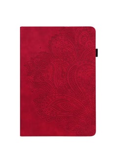 Zaboon Case For Huawei MediaPad M5 lite 10.1 Peacock Embossed Pattern TPU + PU Horizontal Flip Leather Case with Holder & Card Slots & Wallet & Sleep / Wake-up Function  - Image 2