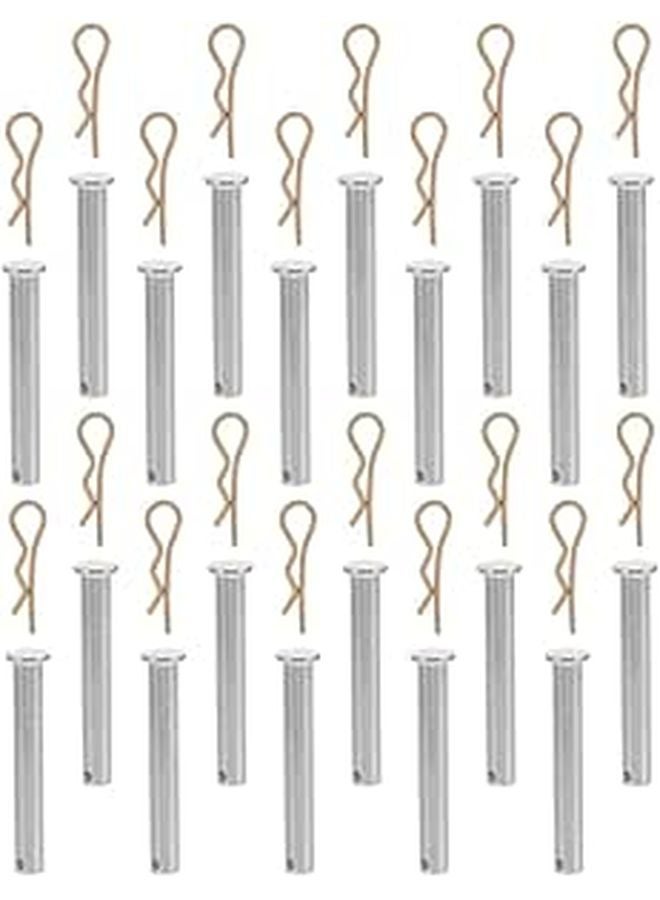 Metal Scaffolding Coupling Pins 10mm X 70mm with Hole 20pcs Locking Replacement Hardware - Image 1