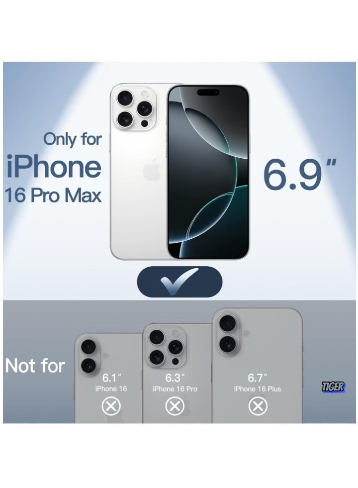 TIGER Ultra-Slim 0.35mm Case for iPhone 16 Pro Max (6.9 Inch) – Lightweight Matte Finish, Full Camera Lens Protection, Minimalist Hard Cover – Slim, Durable, Anti-Scratch, and Perfect Fit - Image 2