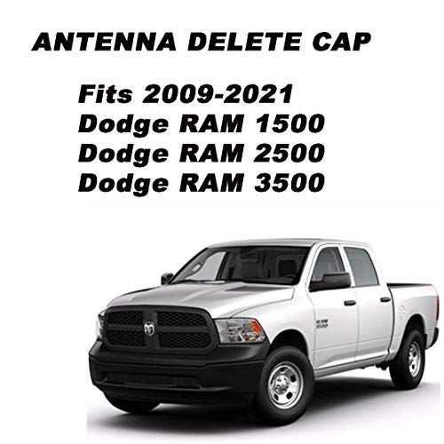 AMFRNE Custom Truck Antenna Delete Cap Kits 2009-2026 Fits for RAM 1500 and Ford F150 Raptor Trucks Antenna Cap Mini Antenna Base Cover for 09-26 RAM 1500 and Ford F150 Raptor Parts and Accessories - Image 4