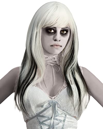 Rubies Streaked Phantom Ghost Wig for Adults, Women's No Size White - Image 1