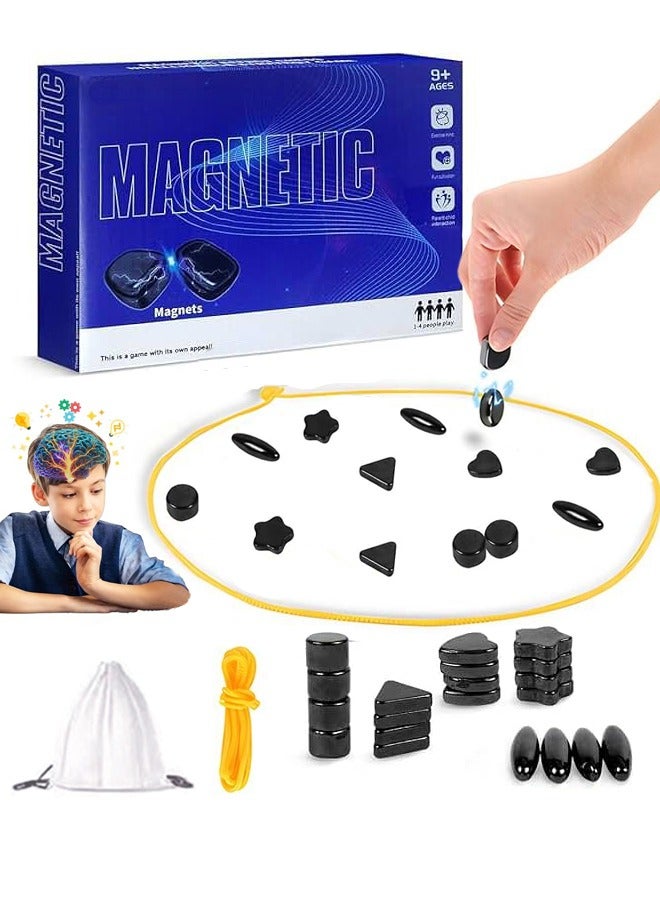 Magnetic Chess Game Set, Magnetic Game with Storage Bag, Perfect for Home, Office or Travel Play - Image 1