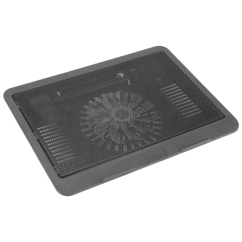 Mute Laptop Cooler with Big Fans USB Port Blue LED Light Adjustable Stand Universal Notebook Support - Image 4
