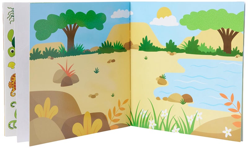 Galt Toys, Reusable Sticker Book - Animals, Sticker Books, Ages 3 Years Plus - Image 2