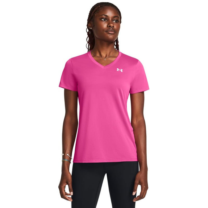 Under Armour Womens Tech Short Sleeve V Neck
