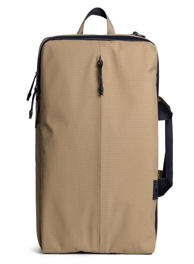 DailyObjects Water Resistant Pivot (16L) Bag for Men & Women|Fits 13/14/15.6 inch Laptop/Macbook Pro/Air|Lightweight| Messenger Backpack|Office/Daily Use/Travel|Multi Pocket|Adjustable Strap (Beige) - Image 1