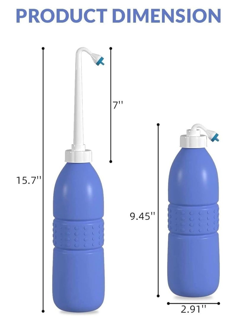 Eworld Portable Bidet Sprayer, Travel-friendly handheld Bidet with Angled Nozzle Design, Lightweight and Durable BPA-Free Materials, and Includes Waterproof Bag, 650ML Capacity. - Image 2