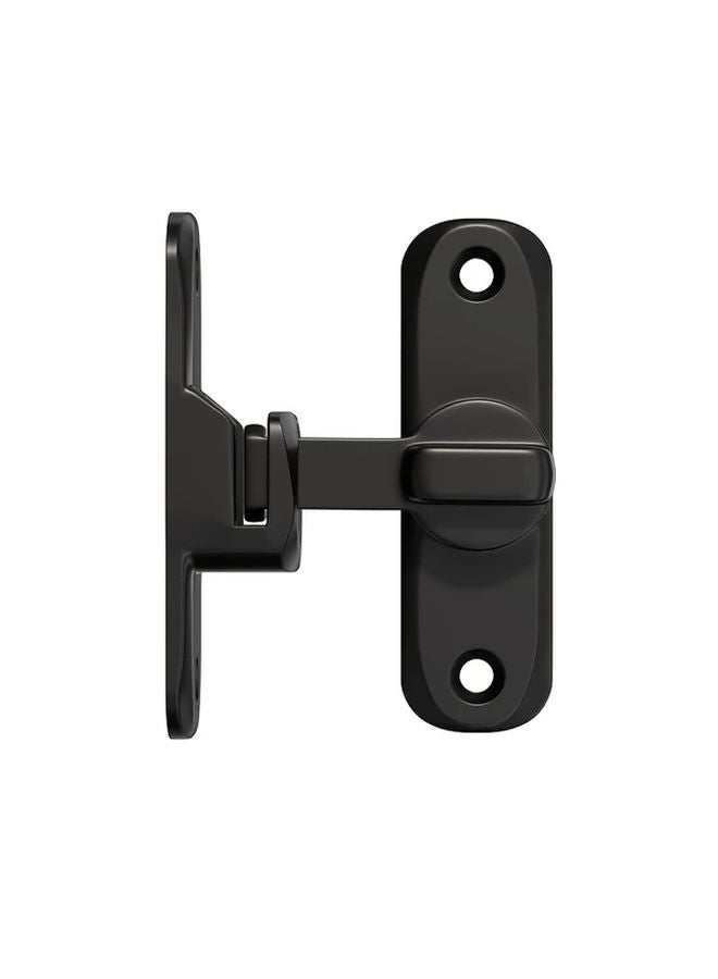 Black Heavy Duty Anti Pry Door Lock Adjustable Sliding Deadbolt With Screws - Image 1
