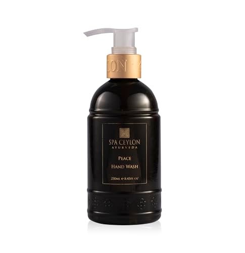 SPA CEYLON Peace Hand Wash | Gentle Hand Wash | Hydrates & Cleanses | Liquid Hand Soap | Aromatic Fragrance of Peppermint, Lemon, Lemongrass | 250ml