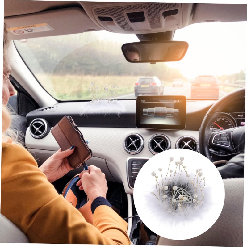 Non Slip Pearl Design Car Dashboard Pad For Mobile Phone Decorative Accessory - Image 5