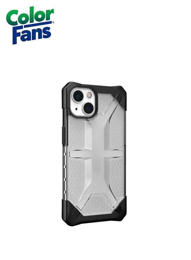 Color Fans Plasma iPhone 14 Plus Case Translucent Lightweight Slim Shockproof Transparent Protective Cover Ice - Image 2