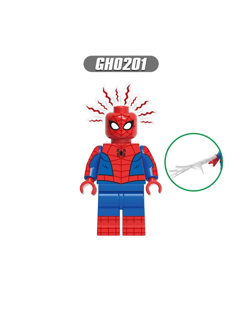 8-Piece Spider Hero Series Children's Educational Building Blocks Toys for Boys Gift Bag Pack  - Image 4