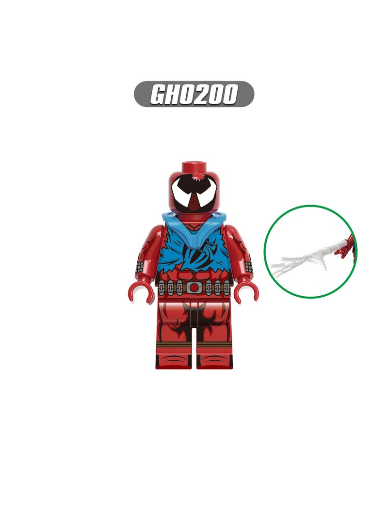 8-Piece Spider Hero Series Children's Educational Building Blocks Toys for Boys Gift Bag Pack  - Image 3