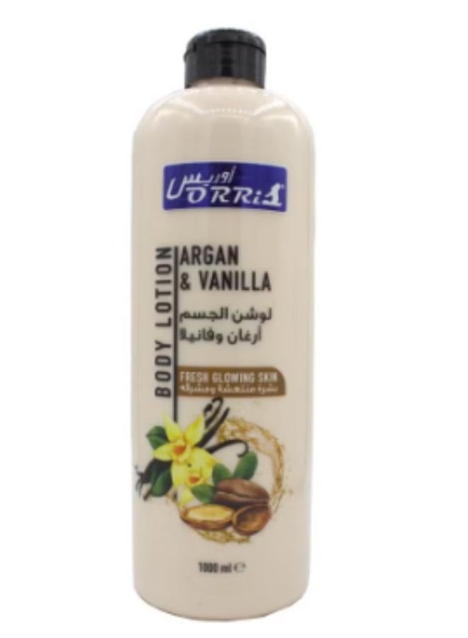 Argan and vanilla body lotion 1000 ml