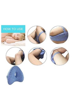 Arabest Leg & Knee Foam Support Pillow Memory Foam - Soothing Pain Relief for Sciatica, Back, Hips, Knees, Joints & Pregnancy  - Image 2
