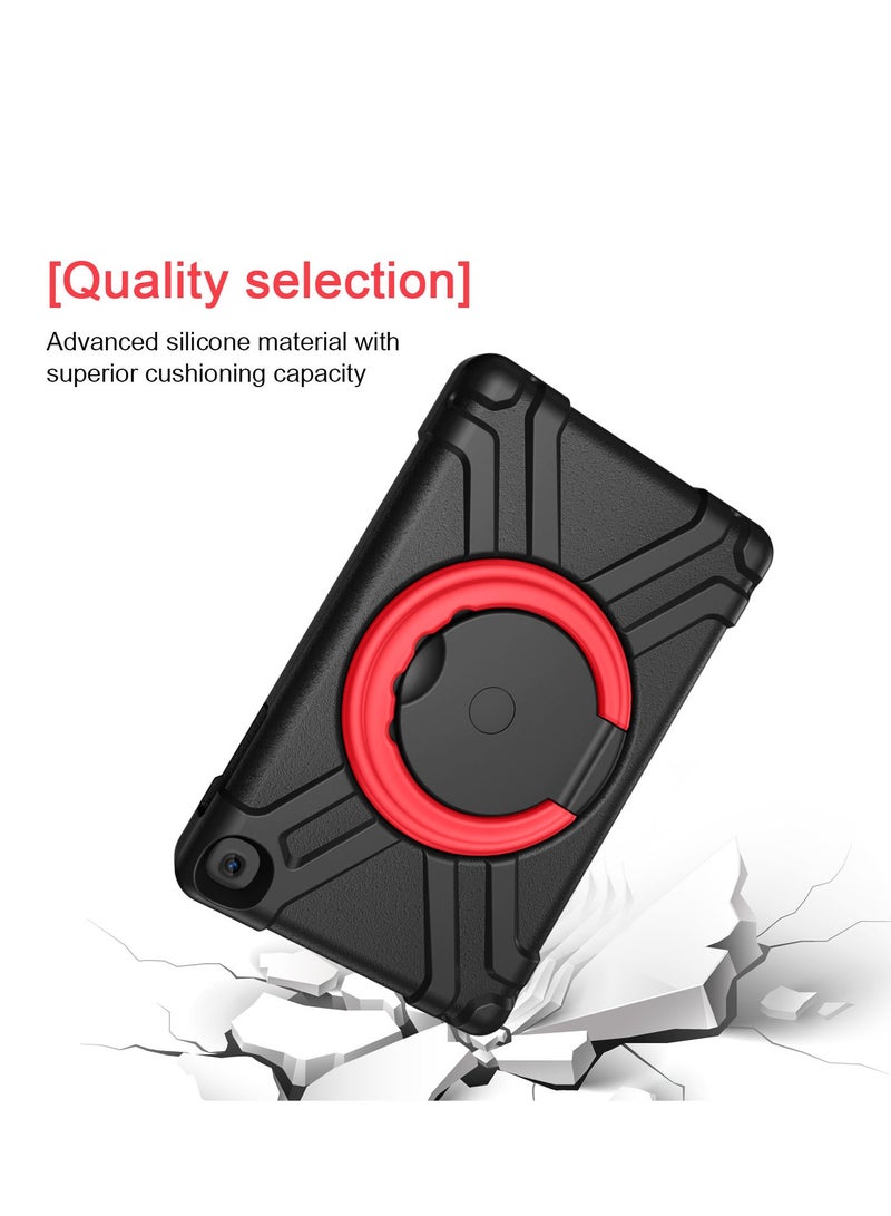 GULFLINK Back Cover Tablet Protect Case For Samsung Tab A T510/T515 10.1 inch Black/Red - Image 3
