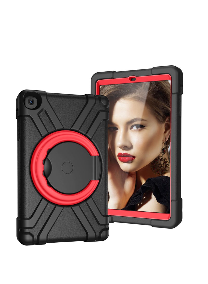 GULFLINK Back Cover Tablet Protect Case For Samsung Tab A T510/T515 10.1 inch Black/Red - Image 1