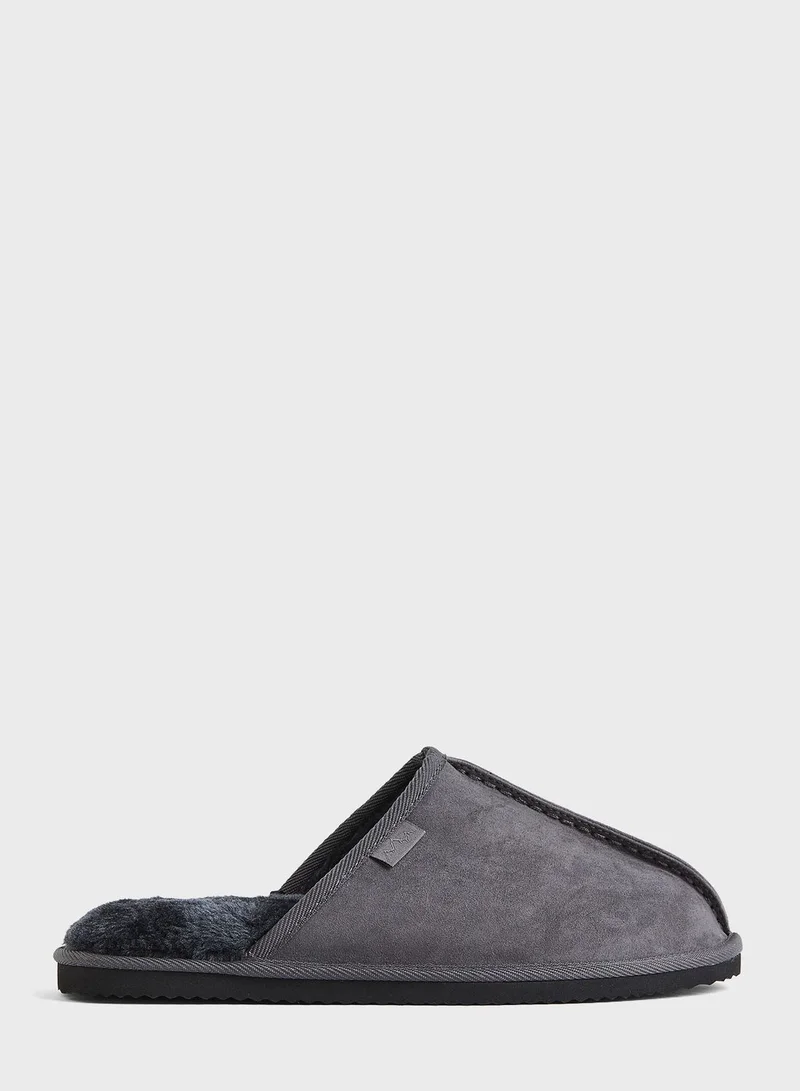 H&M Teddy Lined Slippers Bedroom